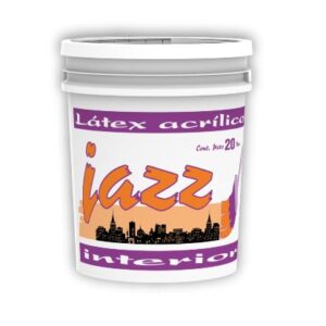 PINTURA LATEX INTERIOR (BLANCA) LINEA ECONOMICA JAZZ - 20 LITROS