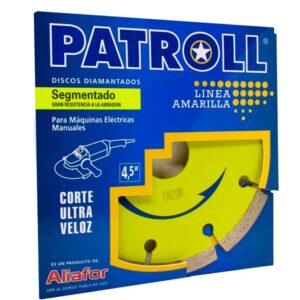 DISCO SEGMENTADO 4.5″ PATROLL AMARILLA